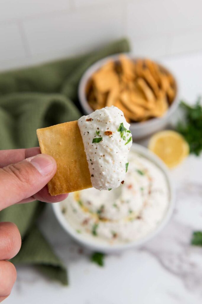 Whipped feta dip