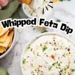 Whipped feta dip