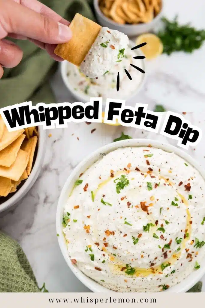 Whipped feta dip