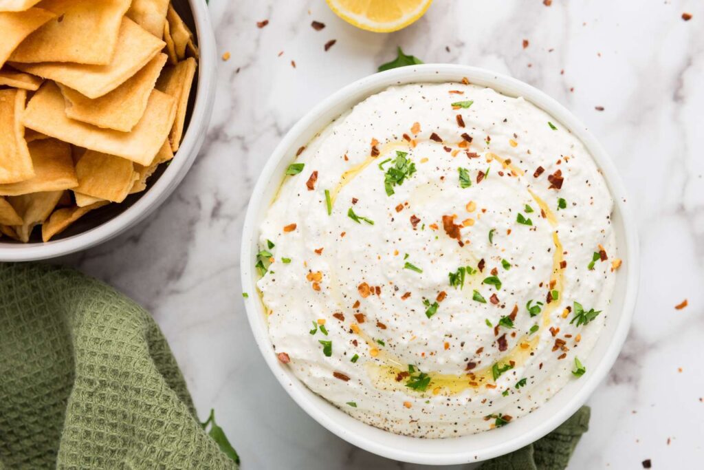 Whipped feta dip