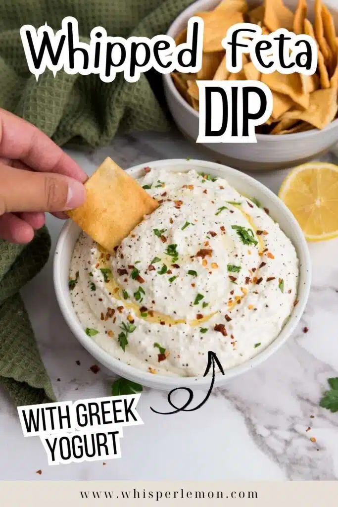 Whipped feta dip