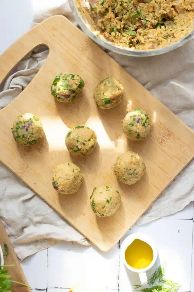Crispy falafel recipe