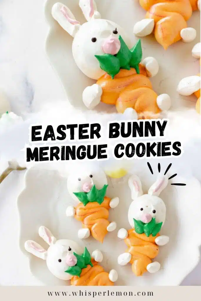 Easter bunny meringue cookies 5 1