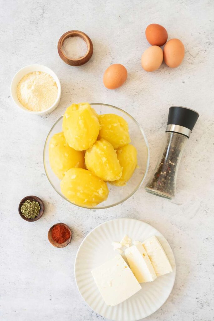 Easy potato fritters
