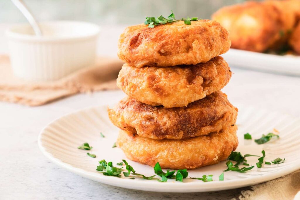 Easy potato fritters