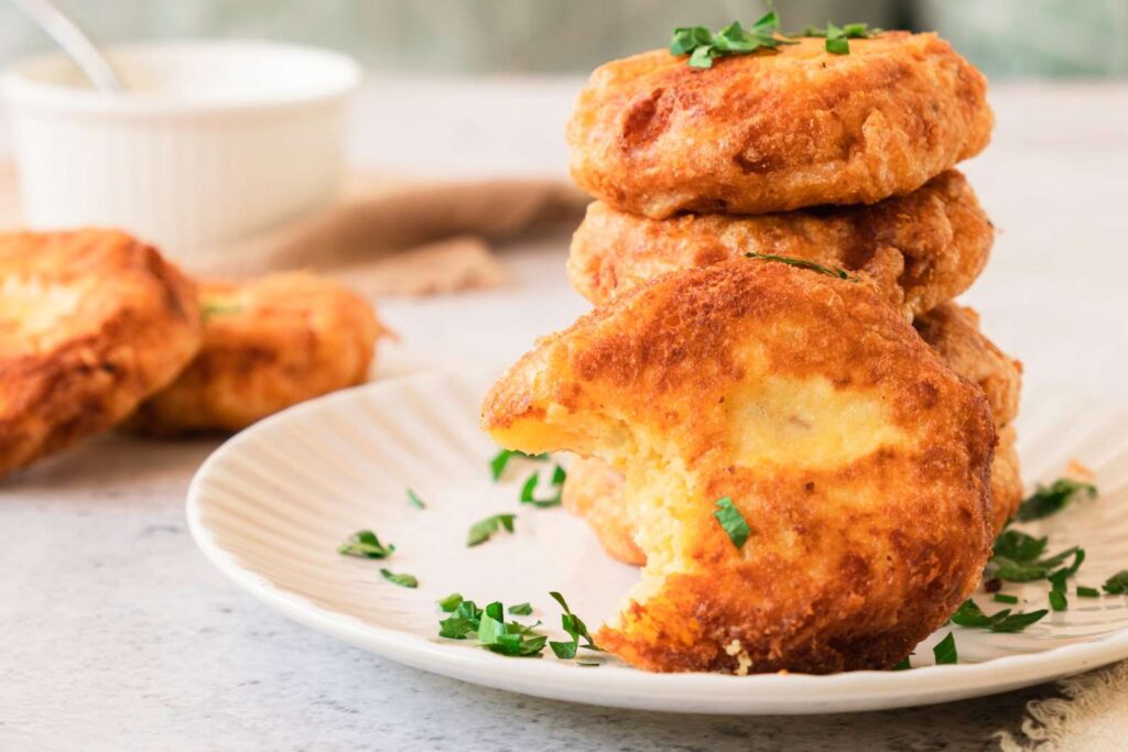 Easy potato fritters