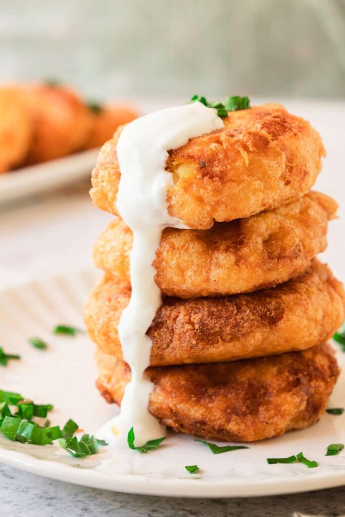 Easy potato fritters