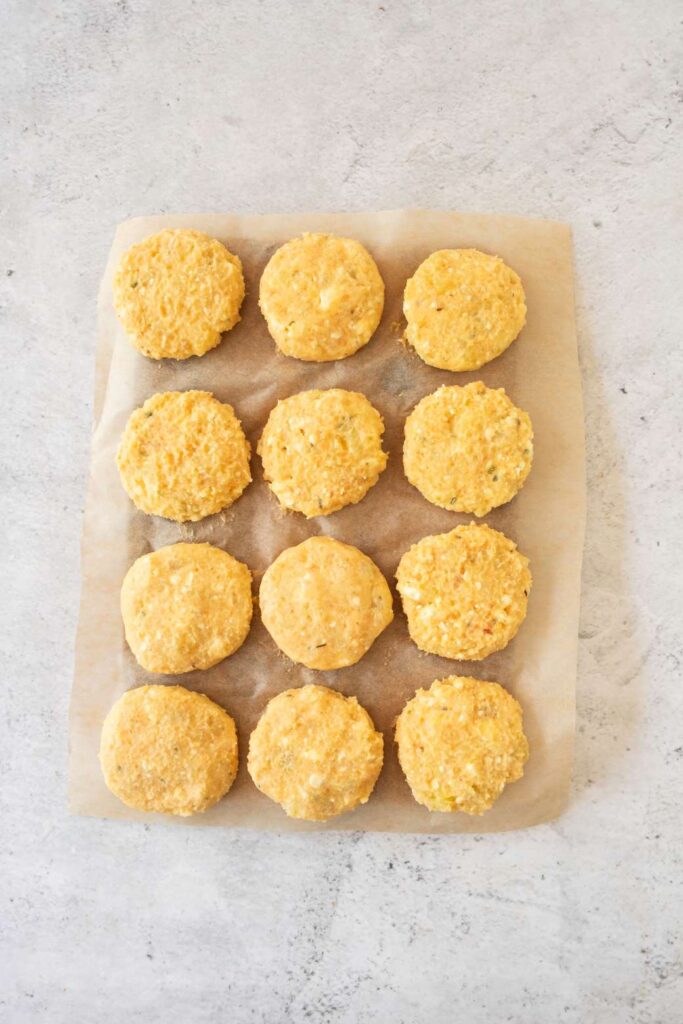 Easy potato fritters