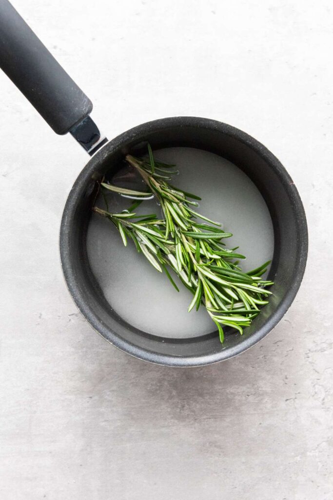 Grapefruit rosemary mocktail