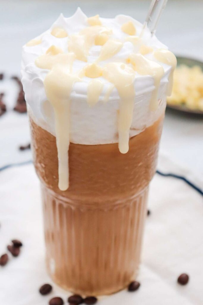 Iced white chocolate mocha