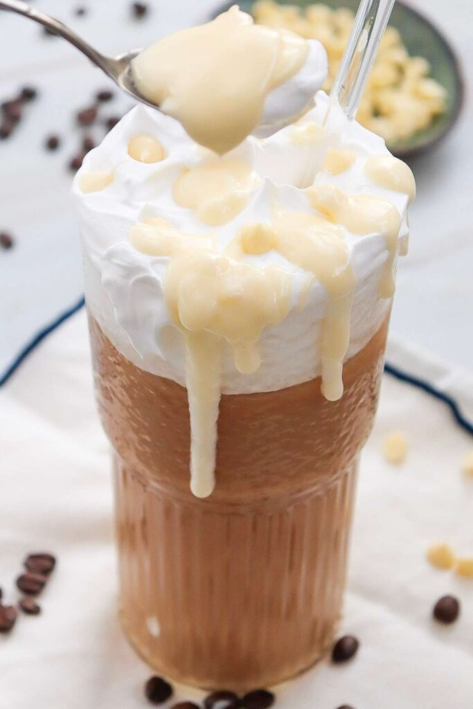 Iced white chocolate mocha 