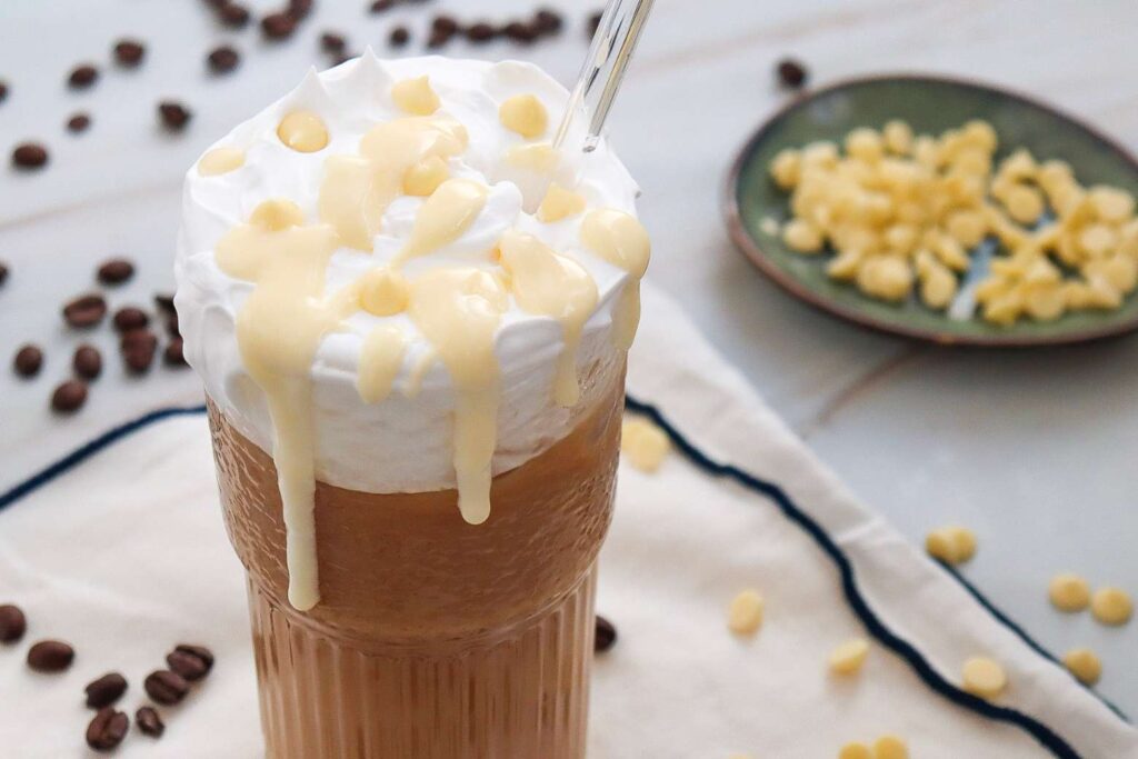 Iced white chocolate mocha