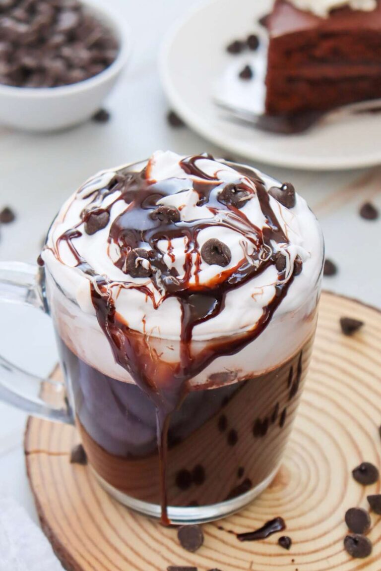 Mocha hot chocolate