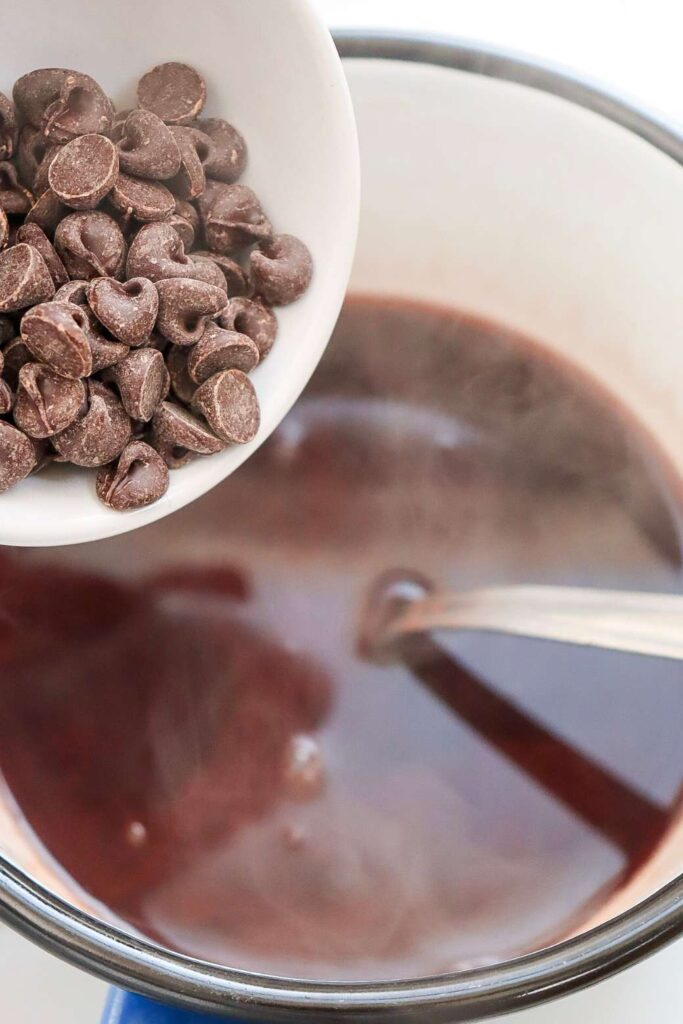 Mocha hot chocolate 