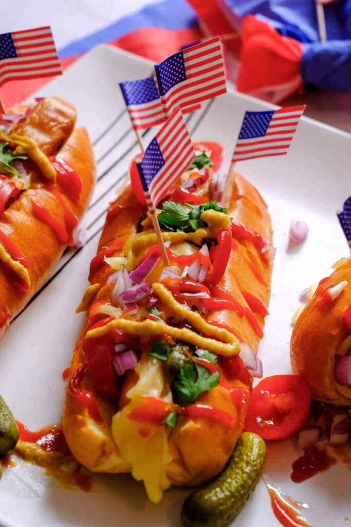 4th of july hot dogs
