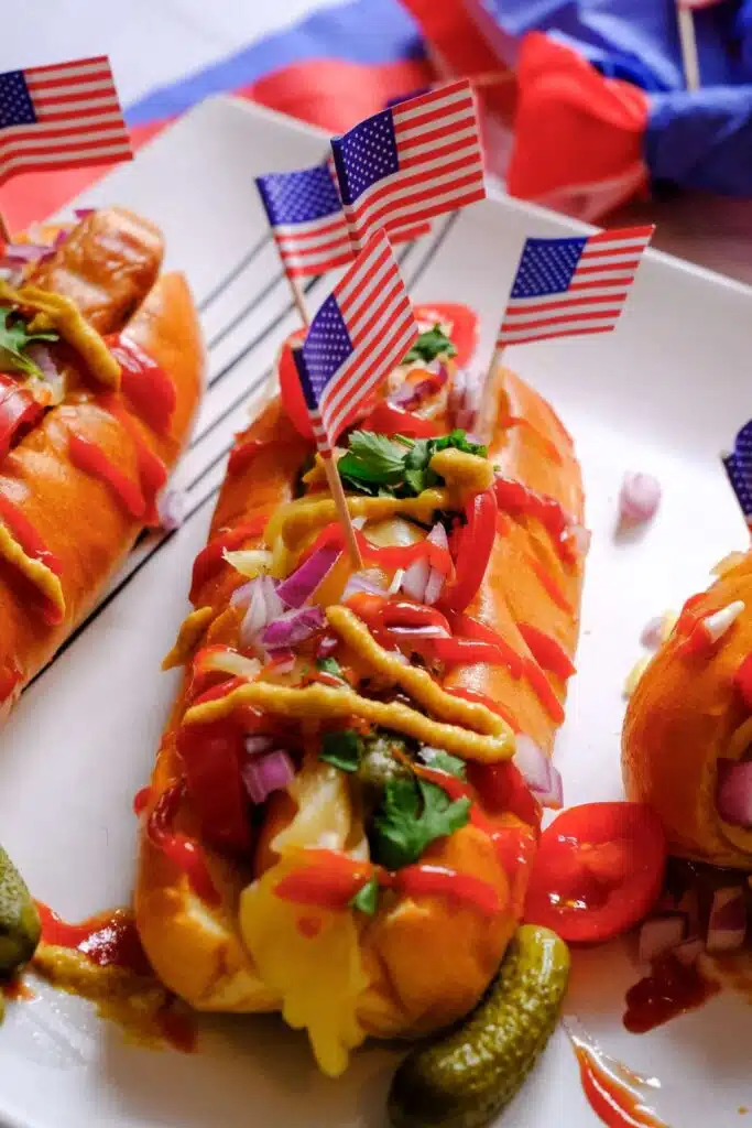 4th of july hot dogs