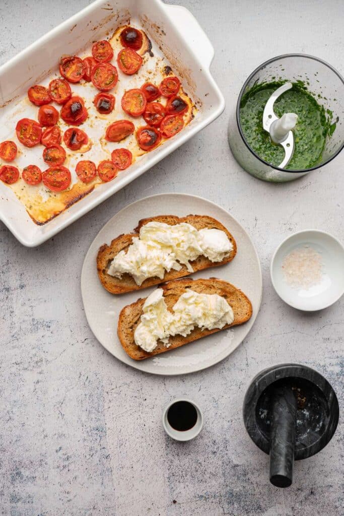 Burrata toast 