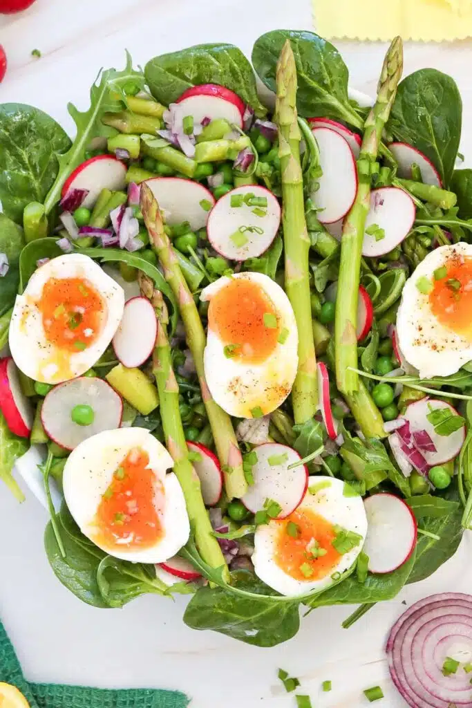 Asparagus Salad With Soft Boiled Eggs 1 Asparagus Salad With Soft Boiled Eggs asparagus salad