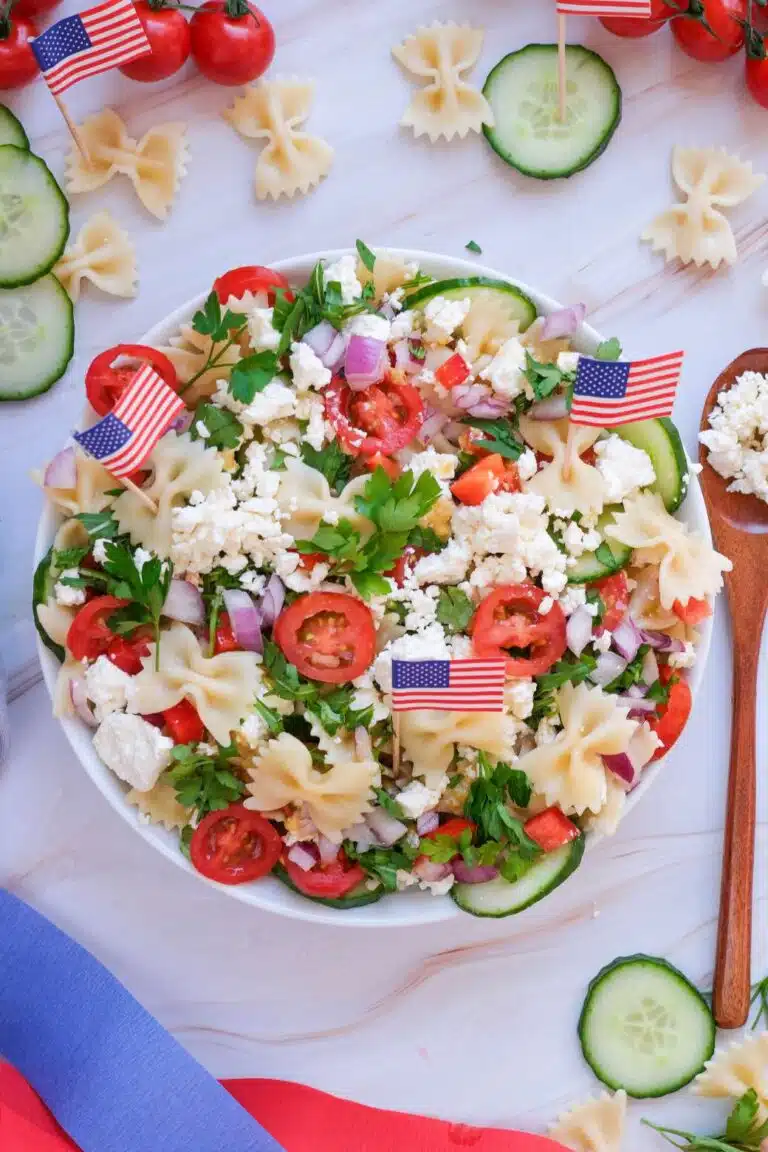 4th of july pasta salad