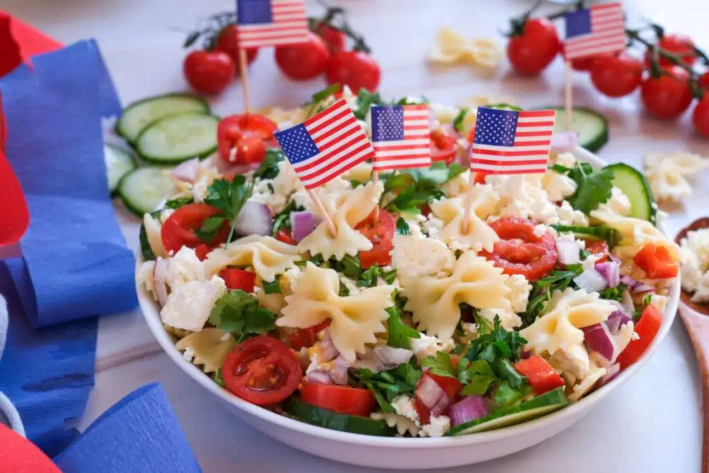 4th of july pasta salad