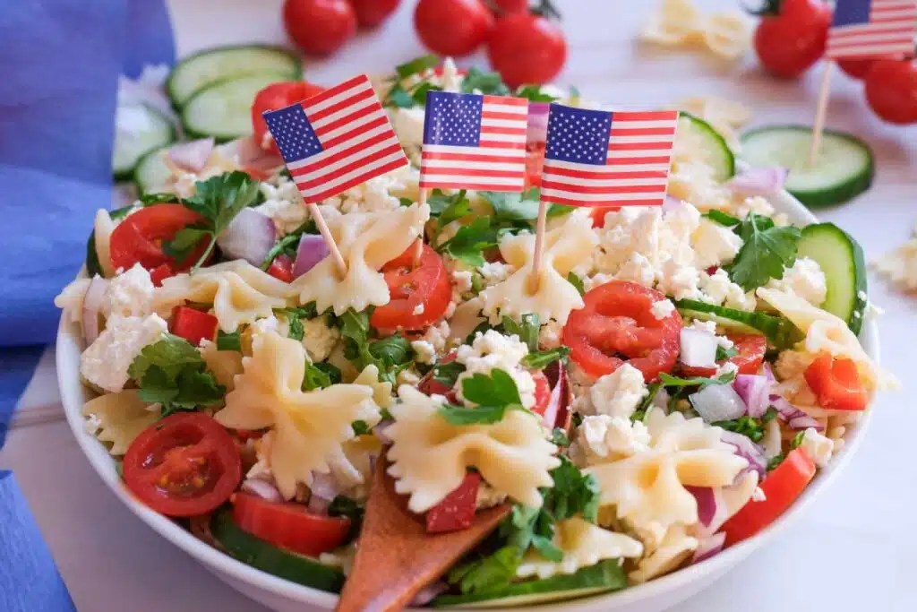 4th of july pasta salad
