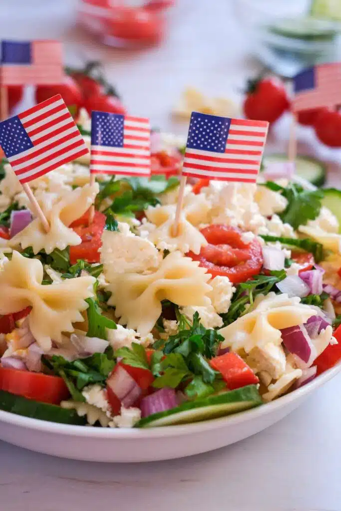 4th of july pasta salad