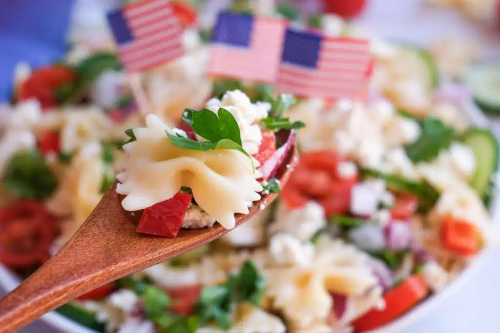 4th of july pasta salad