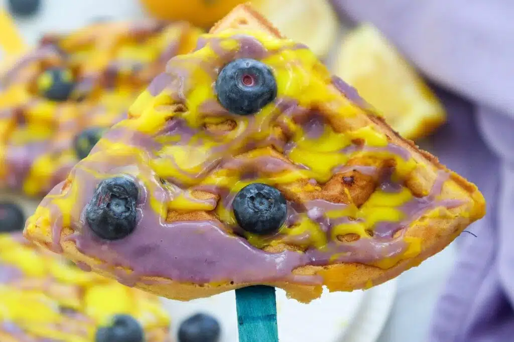 Blueberry Lemon Waffle Pops
