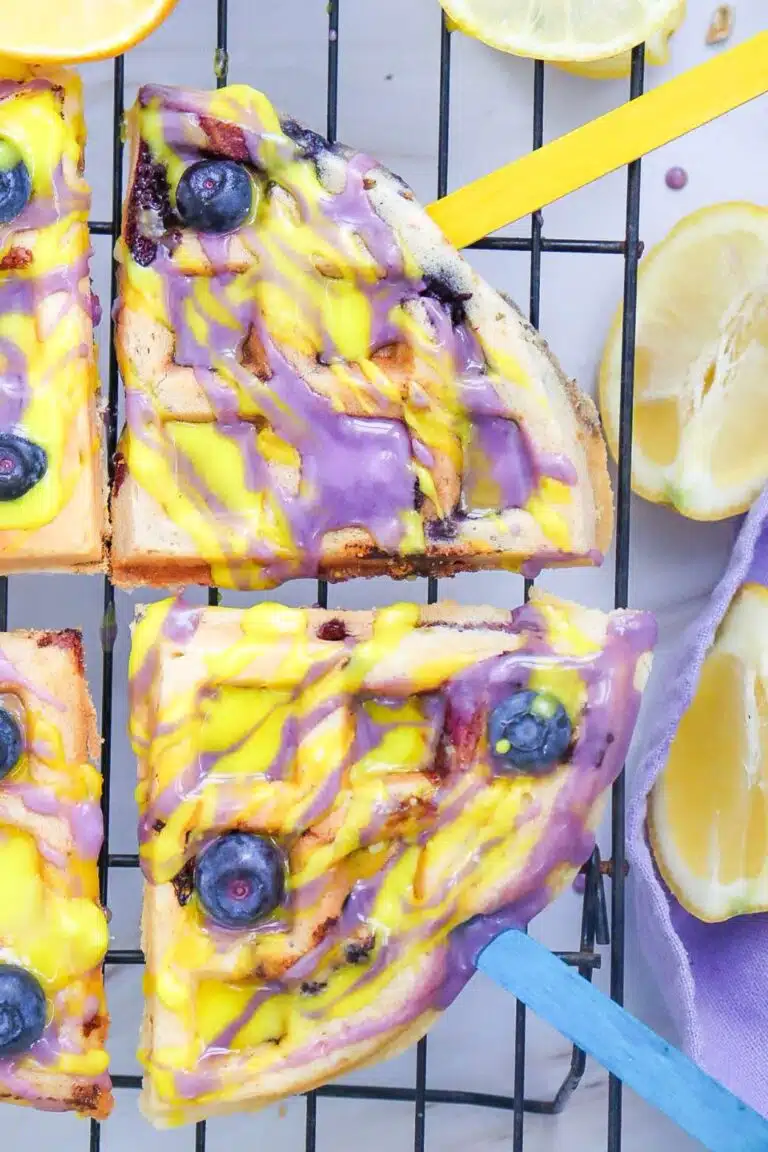 Blueberry Lemon Waffle Pops