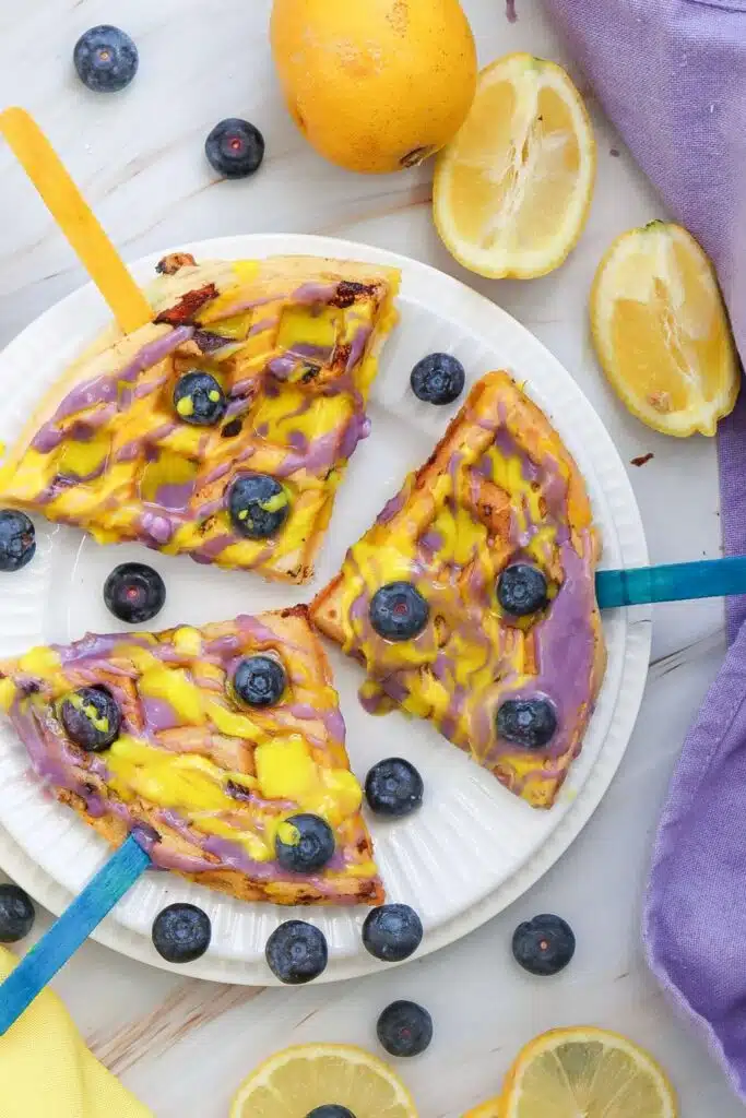 Blueberry Lemon Waffle Pops