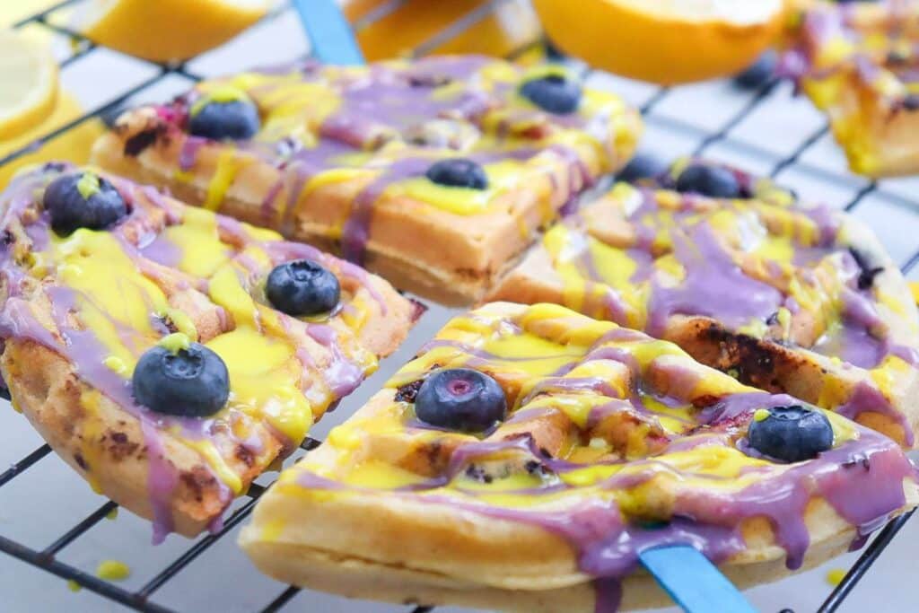 Blueberry Lemon Waffle Pops