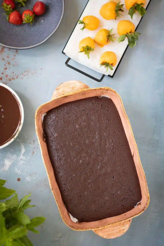 Chocolate Pumpkin Patch Brownies