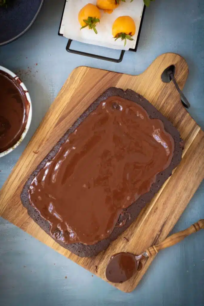 Chocolate Pumpkin Patch Brownies