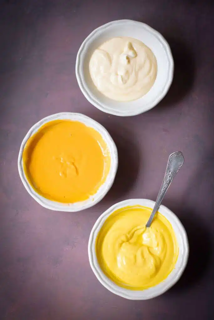 Halloween candy corn mini cheesecake 