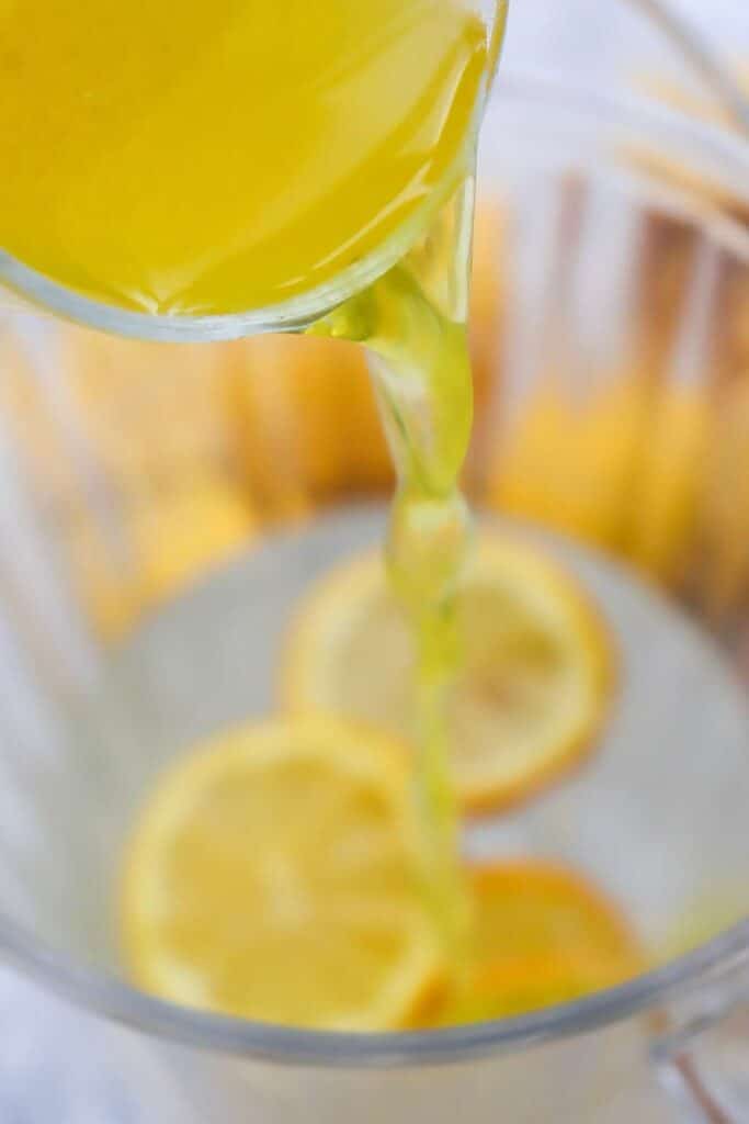 Homemade lemonade