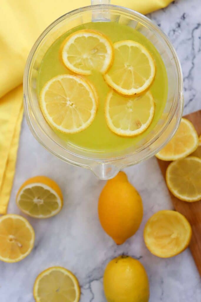 Homemade lemonade