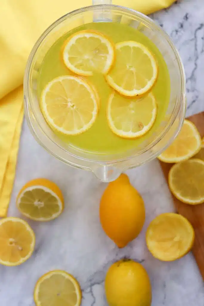 Homemade lemonade