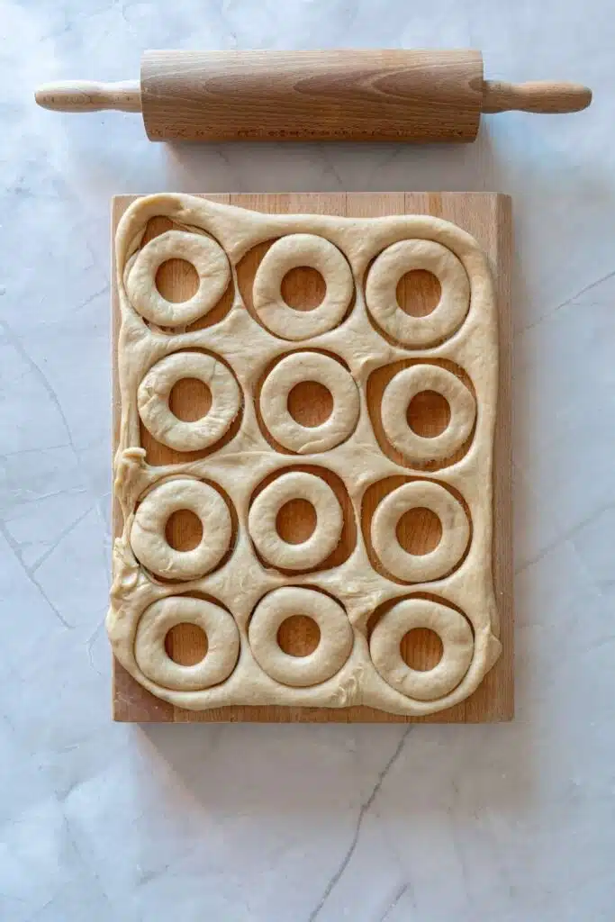 Maple glazed donuts