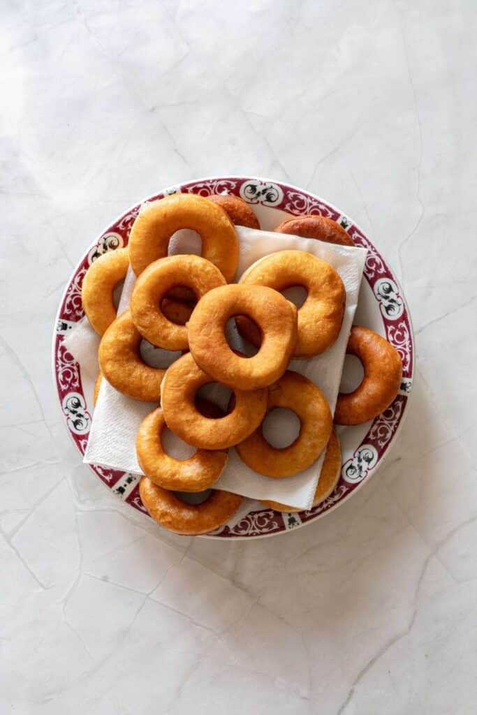 Maple glazed donuts