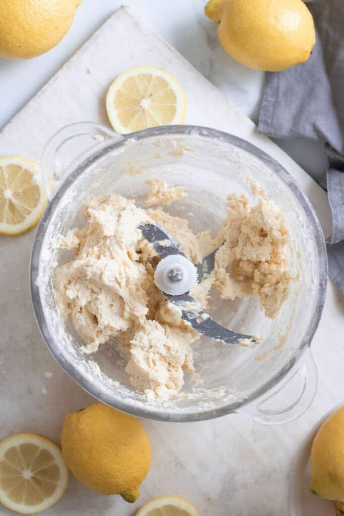 Meyer lemon curd Galette