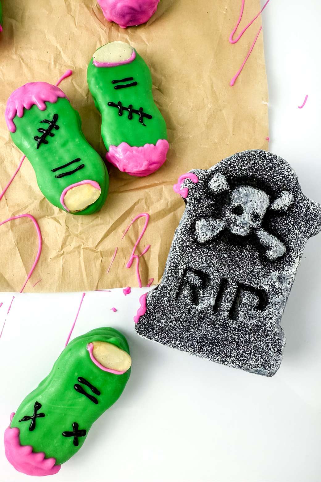 Nutter butter zombie fingers