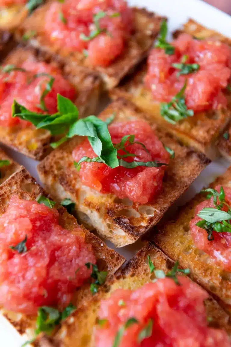 Pan con tomate