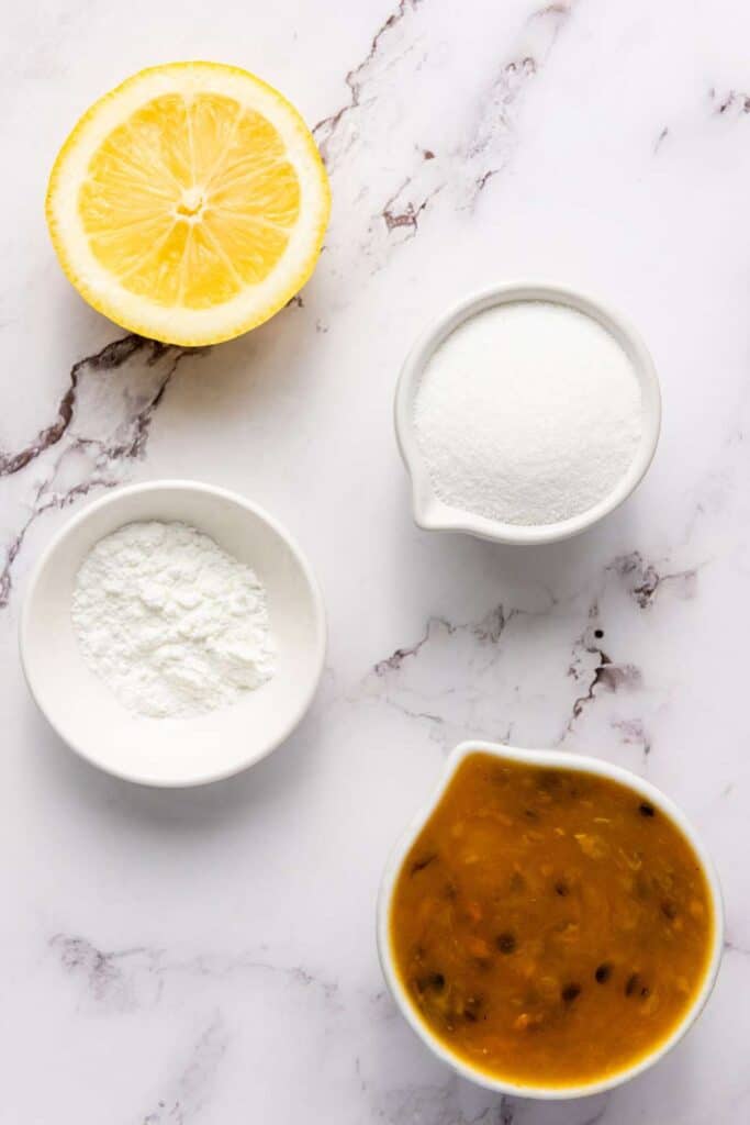 Passion fruit cheesecake
