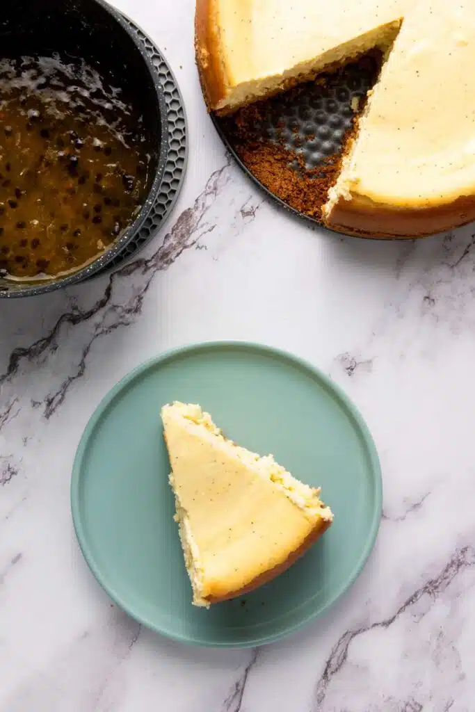 Passion fruit cheesecake