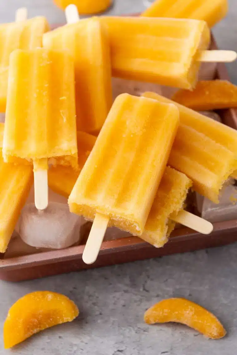 Peach Rose Winesicles