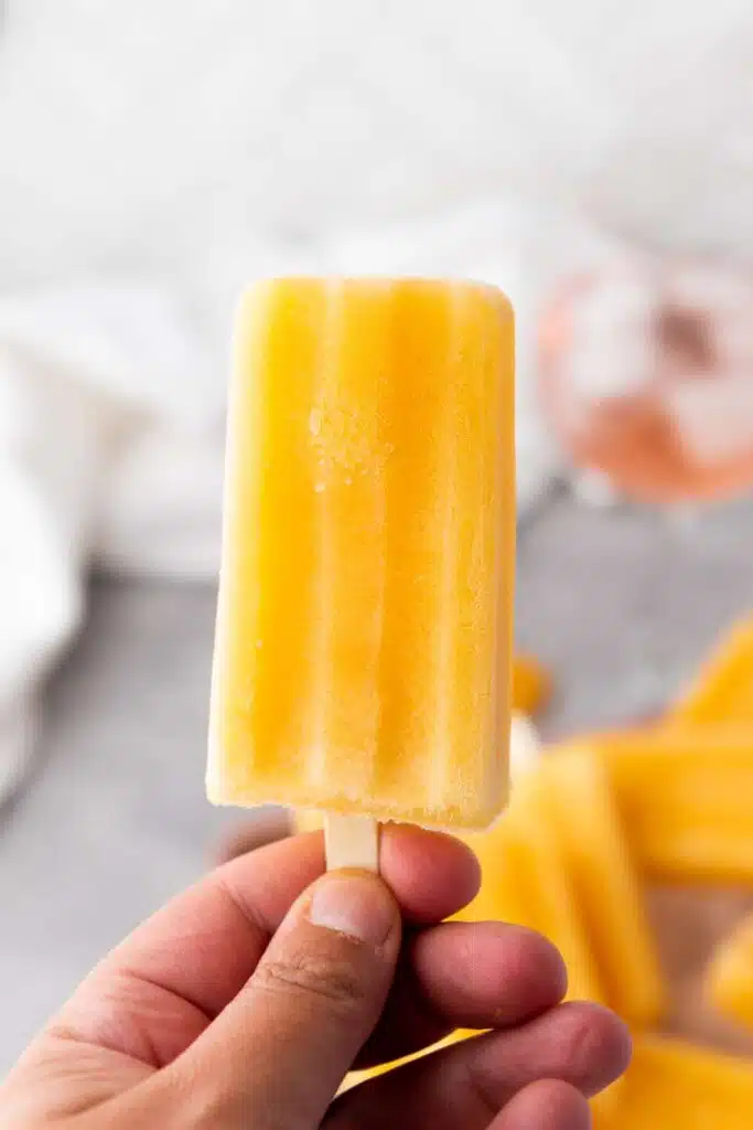 Peach Rose Winesicles