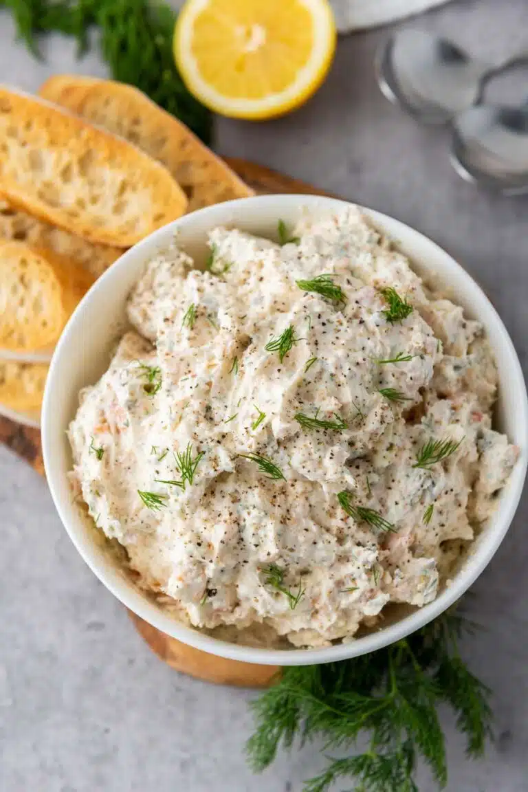 Smoked salmon dip
