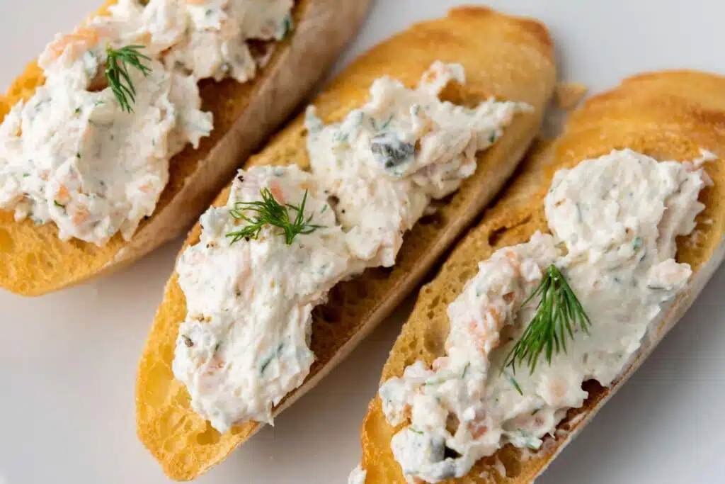 Smoked salmon dip