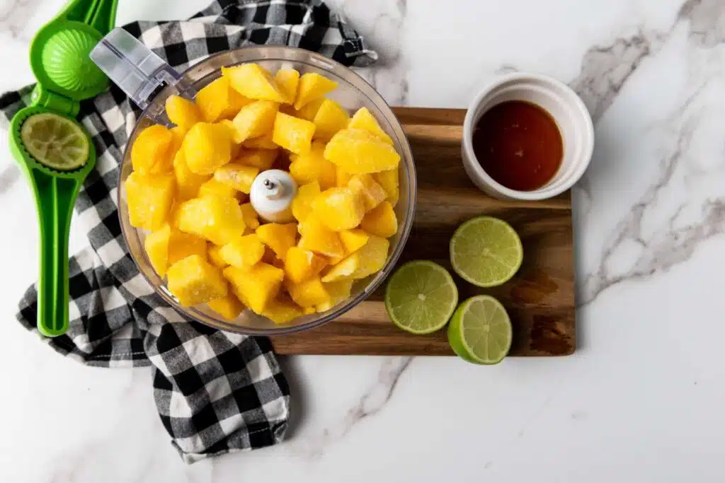 vegan mango sorbet