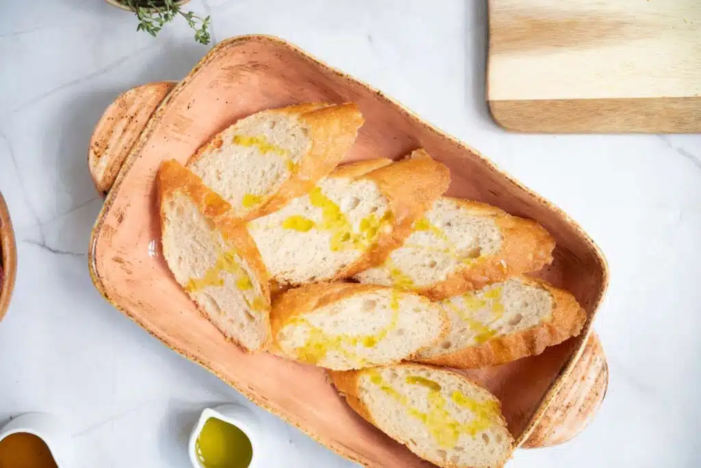 Whipped goat cheese bruschetta trilogy 